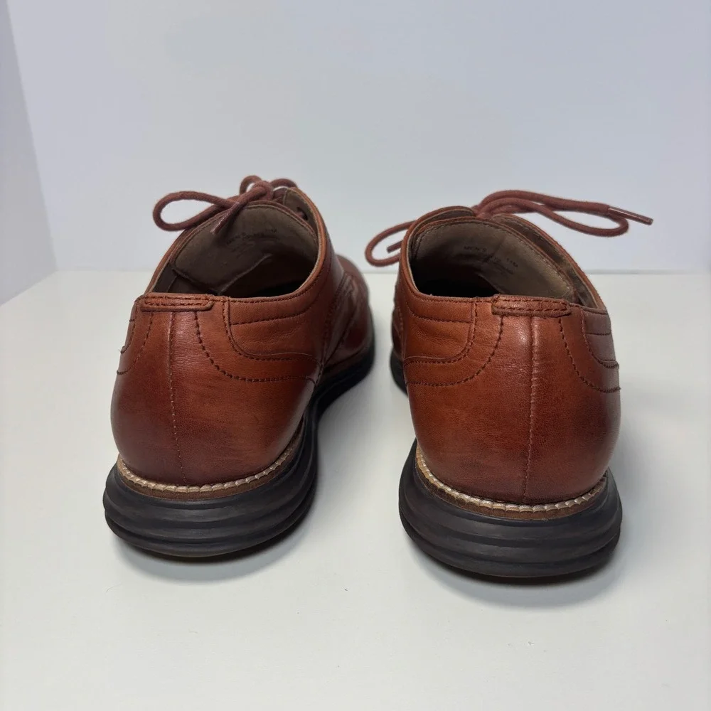 Cole Haan Original Grand Mens‎ 11M Wingtip Oxford  Brown Leather C26472